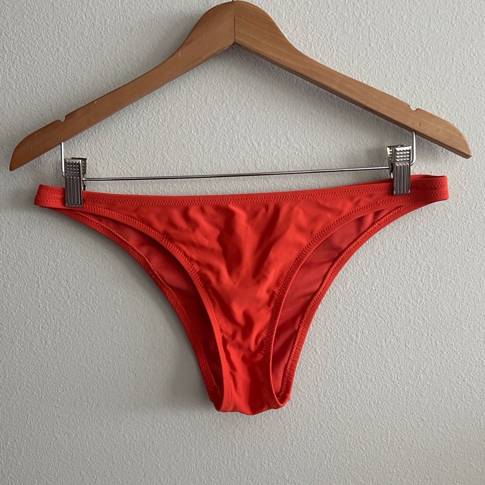 Aerie cheekier orange bikini bottom